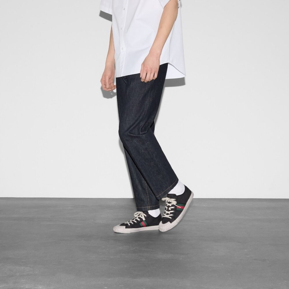 Men’s sneaker with Web 786366 FADFS 1052